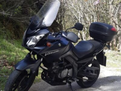 Κλάπηκε μηχανή vstrom 650 χρώματος μαυρο ματ από Κερατσίνι 21-1-2025 .Πινακίδα ΟΒΑ0637 Μηχανή- Σινωπης 33